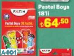 FATİH PASTEL BOYA 18'Lİ